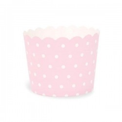 Pink with Spots, 25 st muffinskoppar (PE)